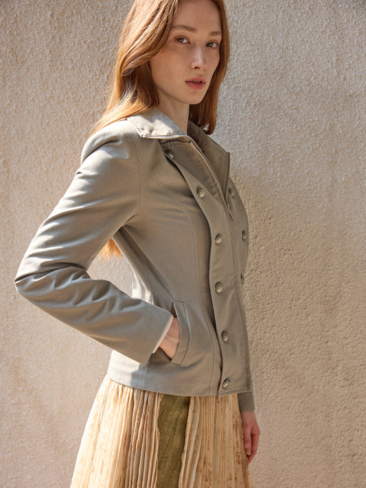 Sand Grey Unisex Jacket