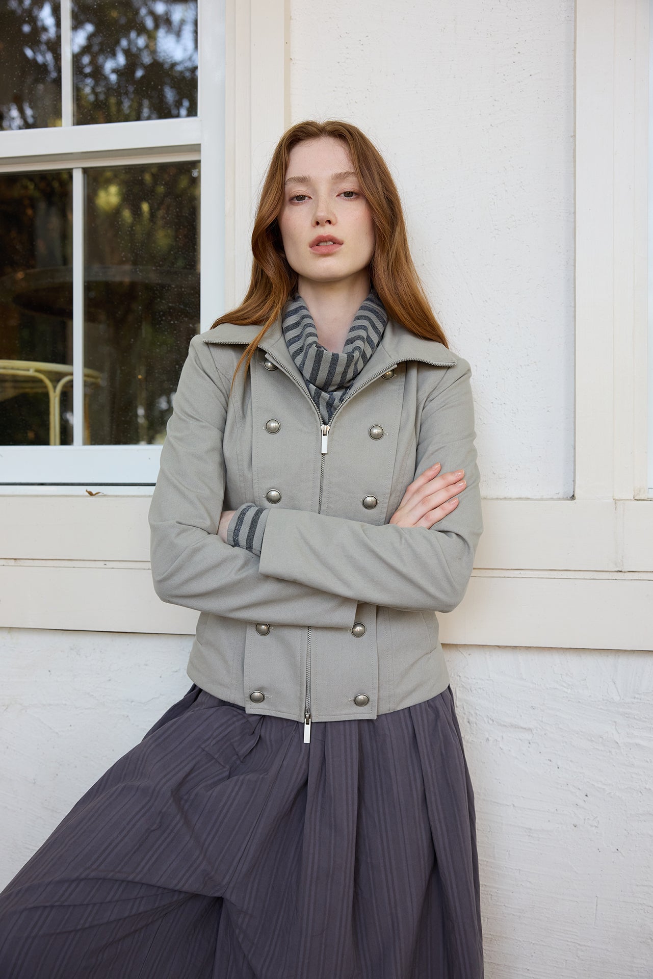 Sand Grey Unisex Jacket