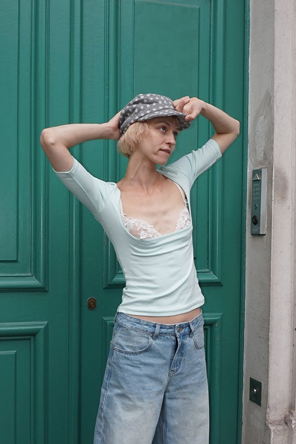 Mint Green Short Sleeve Top