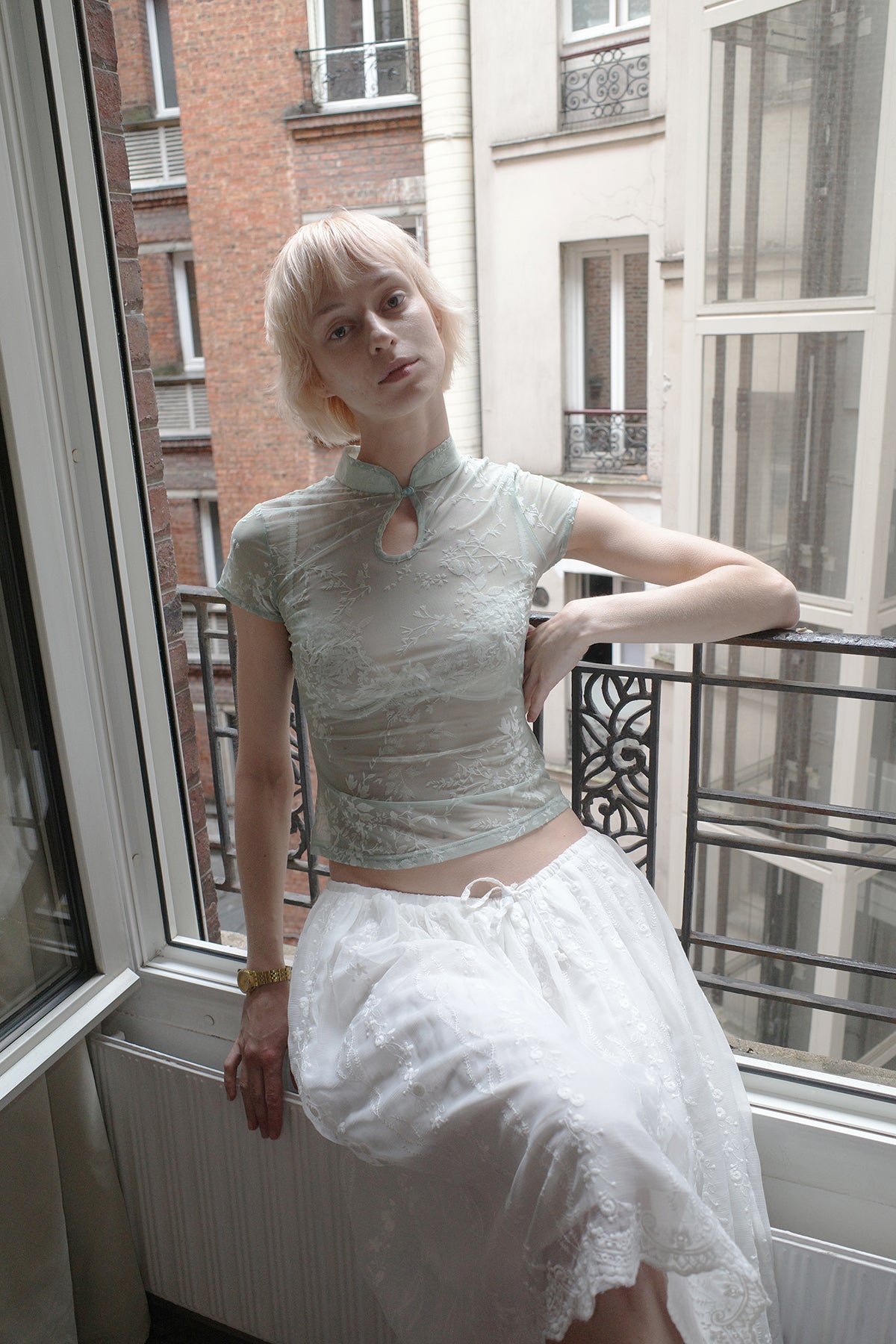 Hazy Spring Chinese Qipao Top