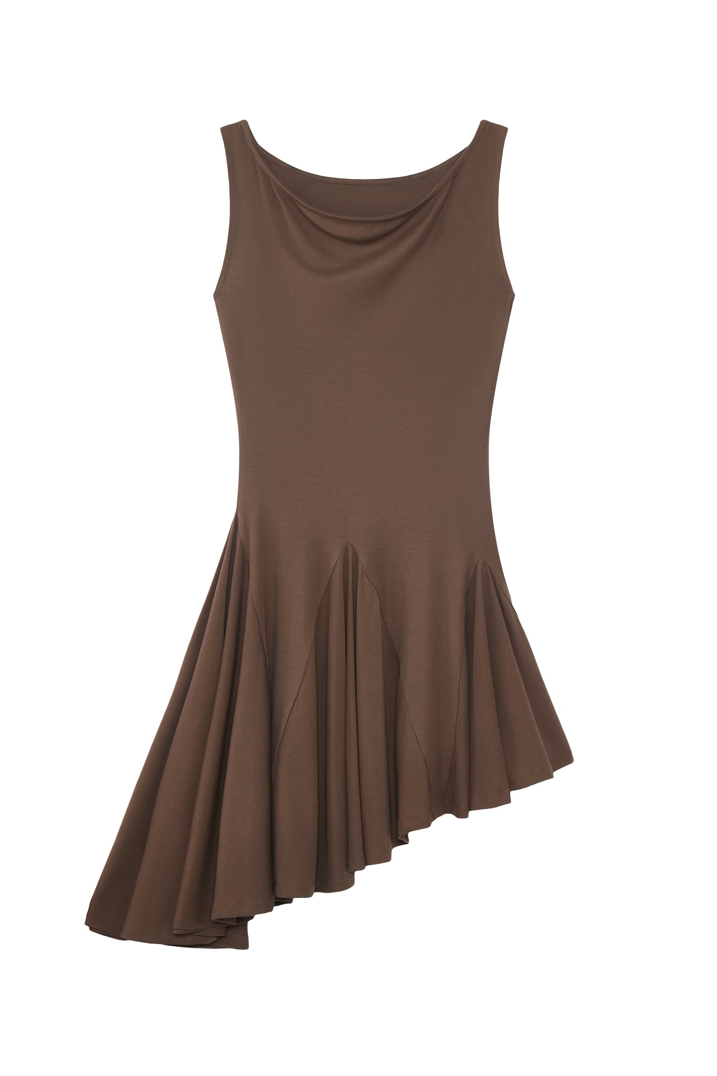 Asymmetric-hem Multi-way Dress