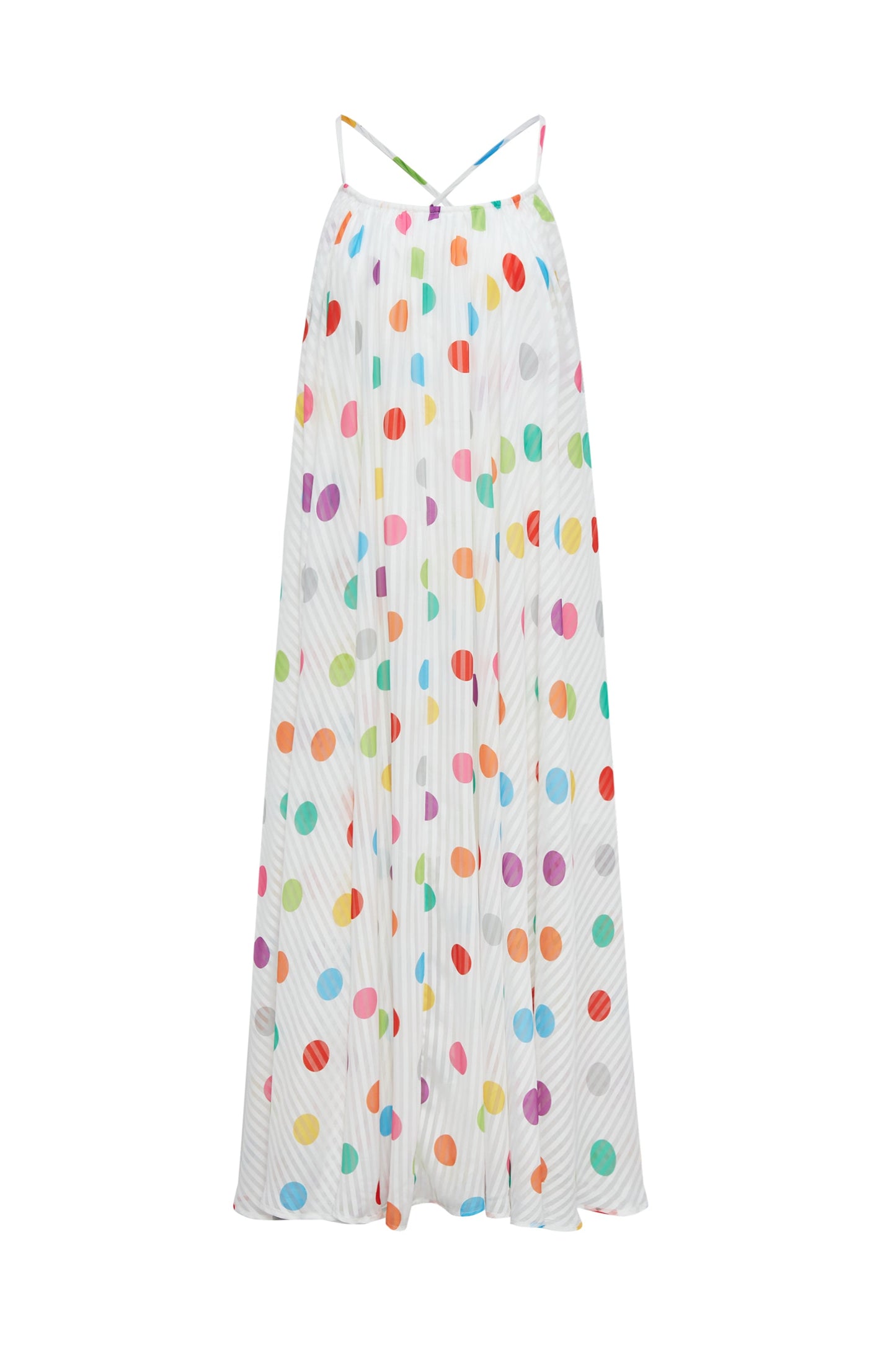 Multi-Color Polka Dot Dress