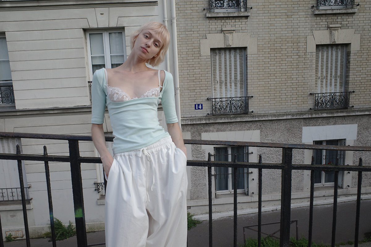Mint Green Short Sleeve Top