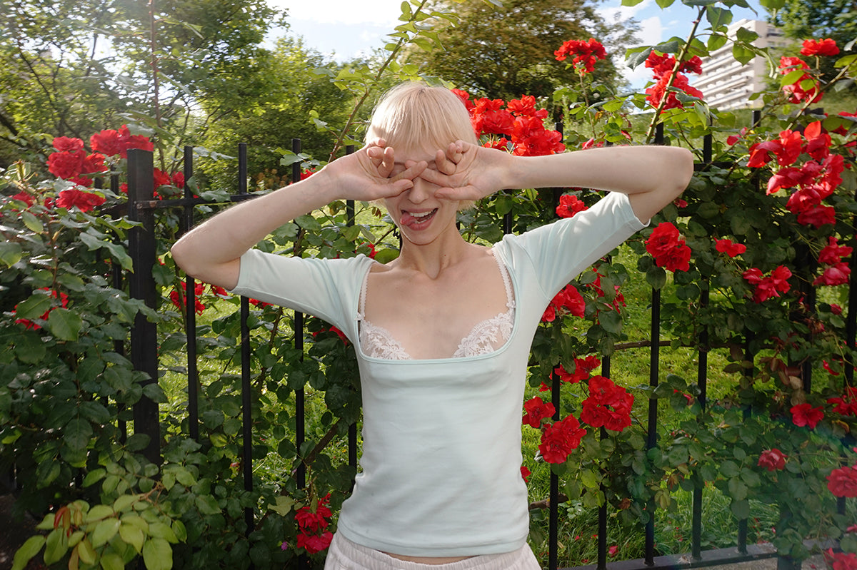 Mint Green Short Sleeve Top