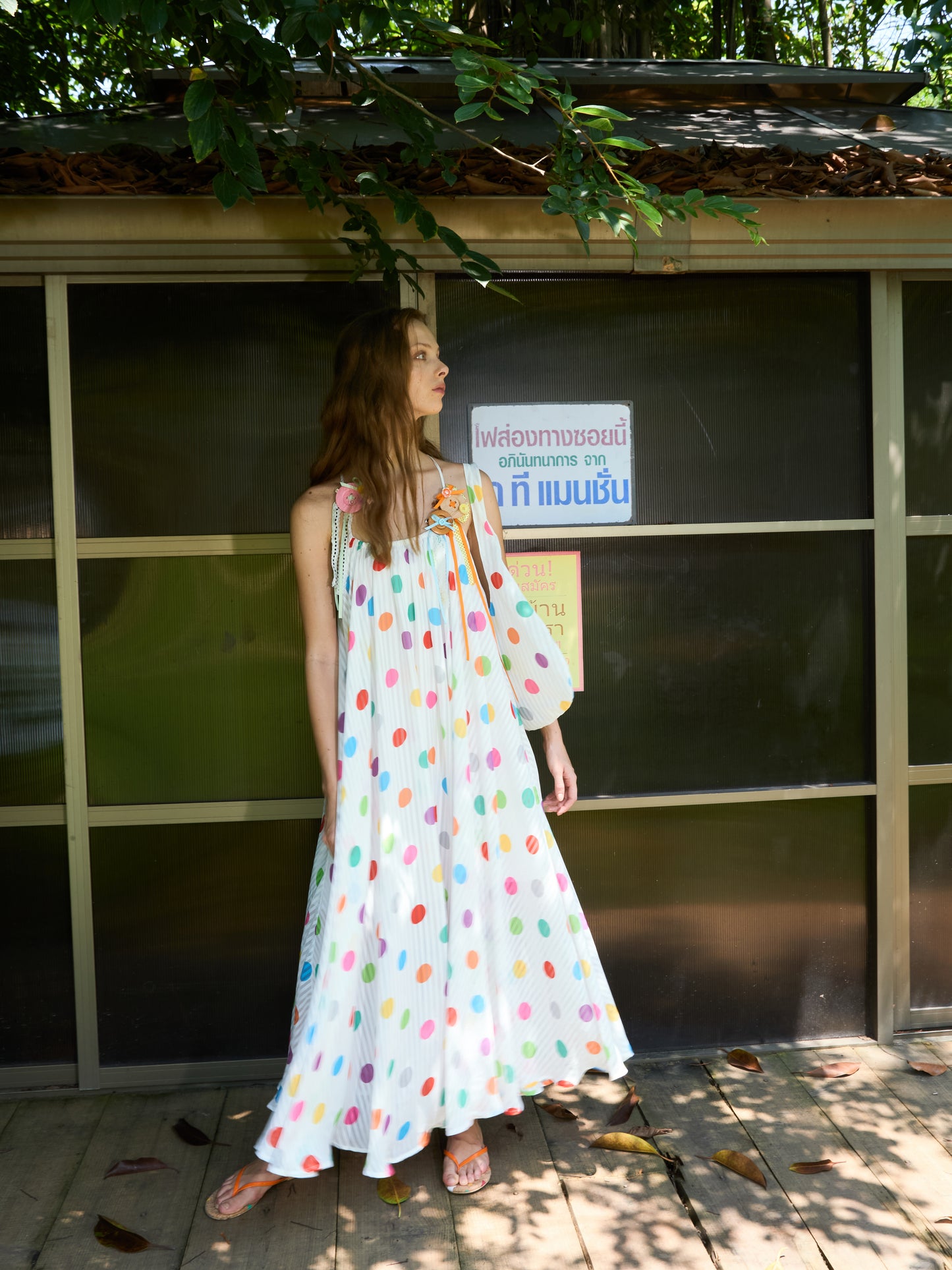 Multi-Color Polka Dot Dress