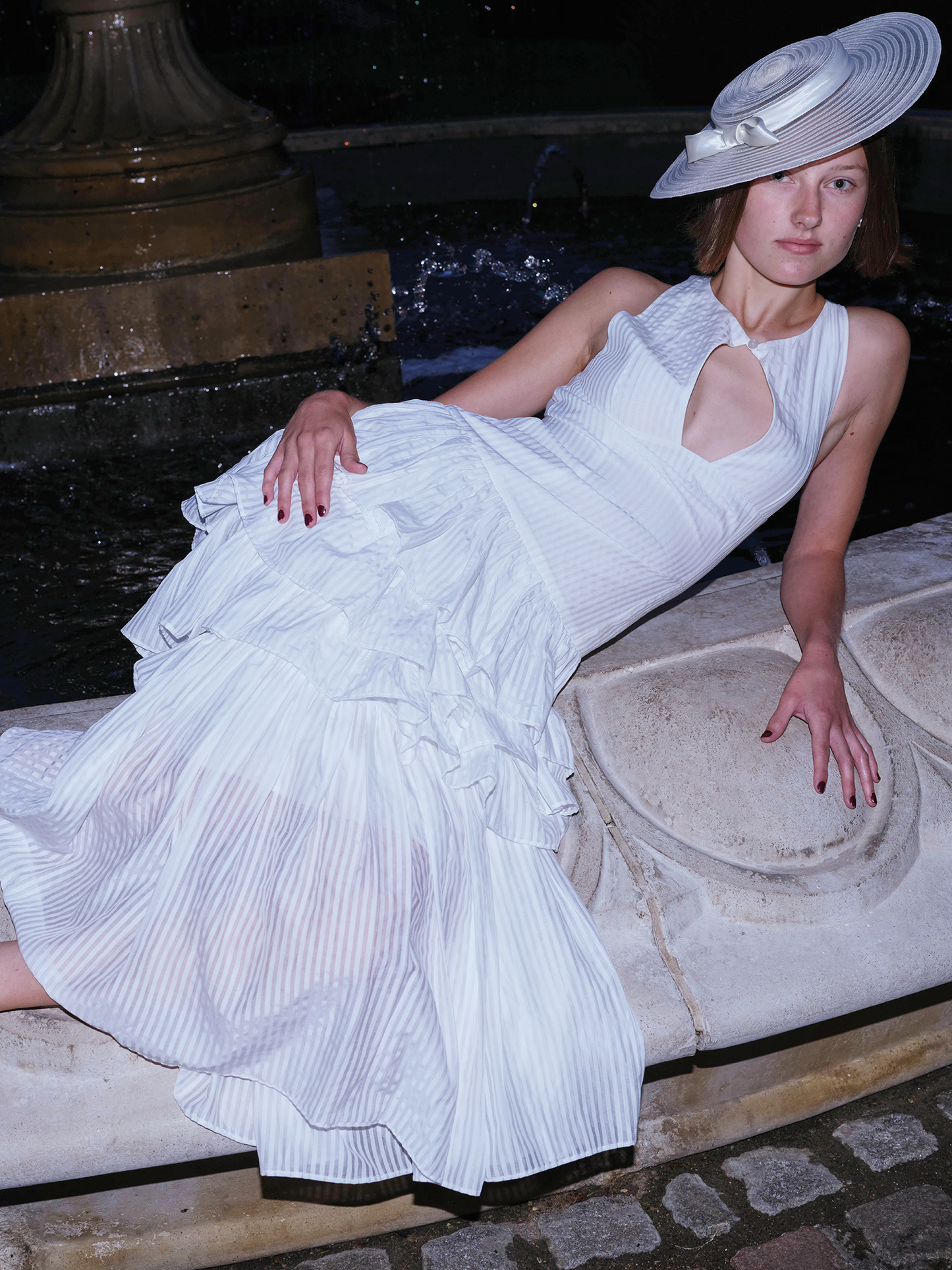 Multi-way Cut-out Detachable Hem Dress