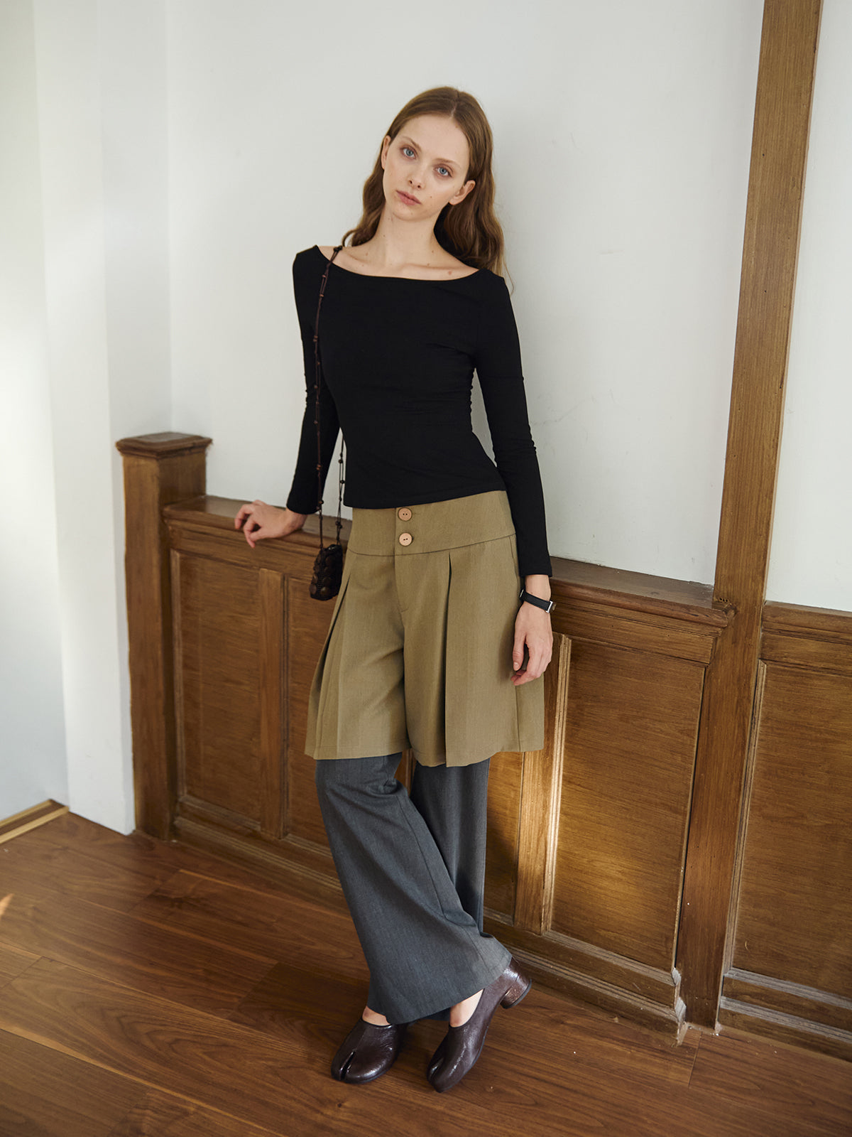 Olive Goliath Tailored Shorts