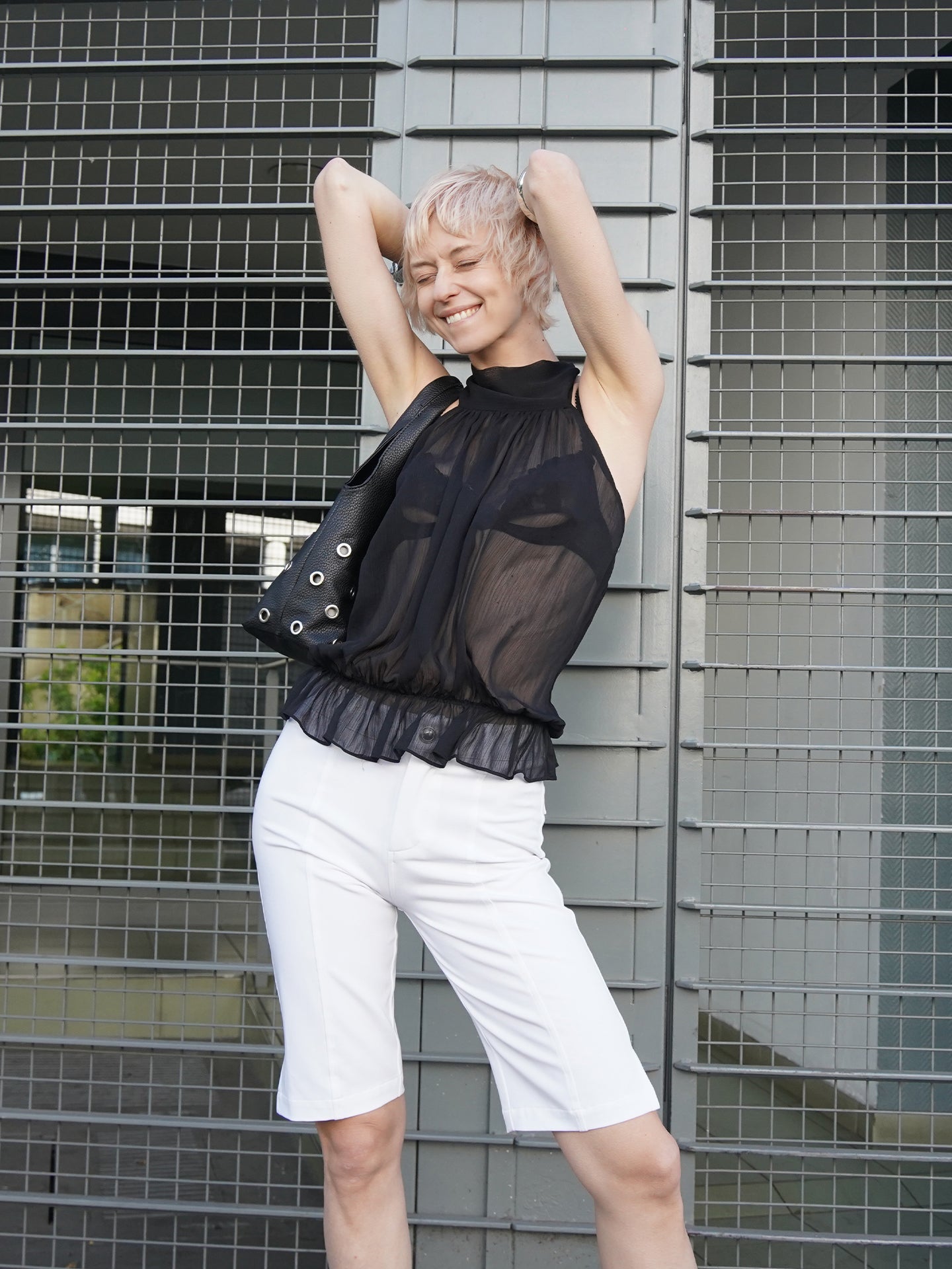 White Capri Pants
