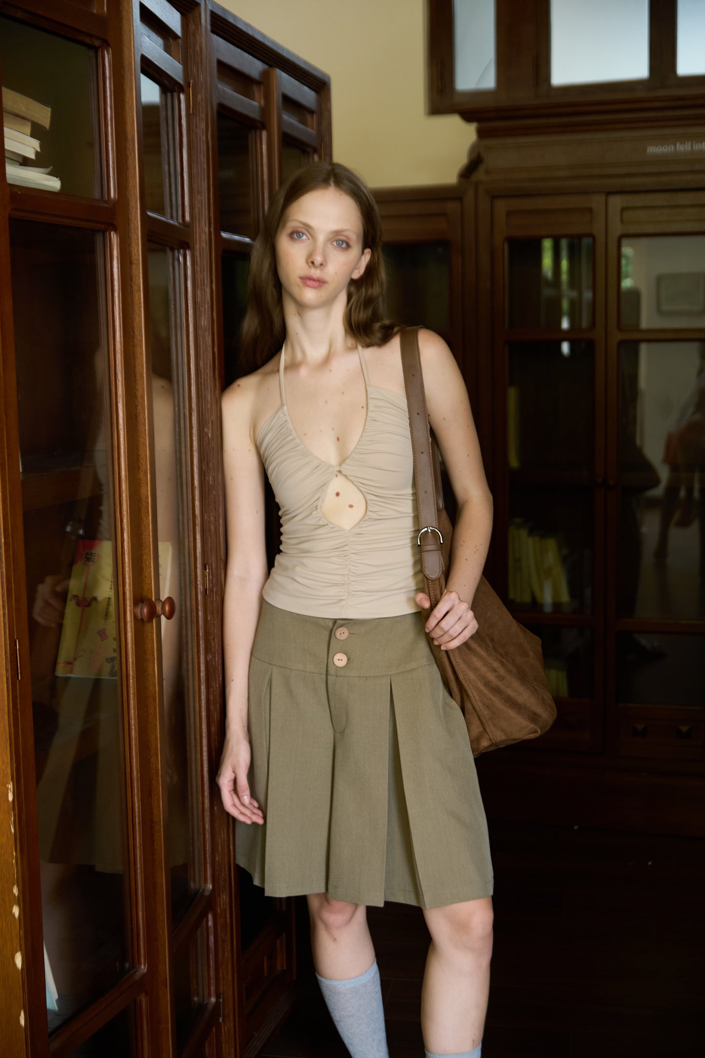 Olive Goliath Tailored Shorts