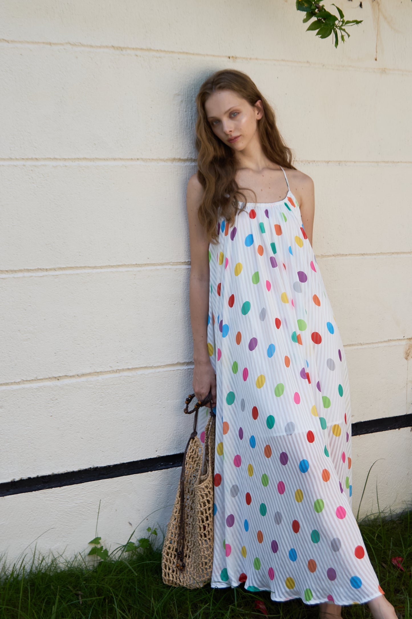 Multi-Color Polka Dot Dress