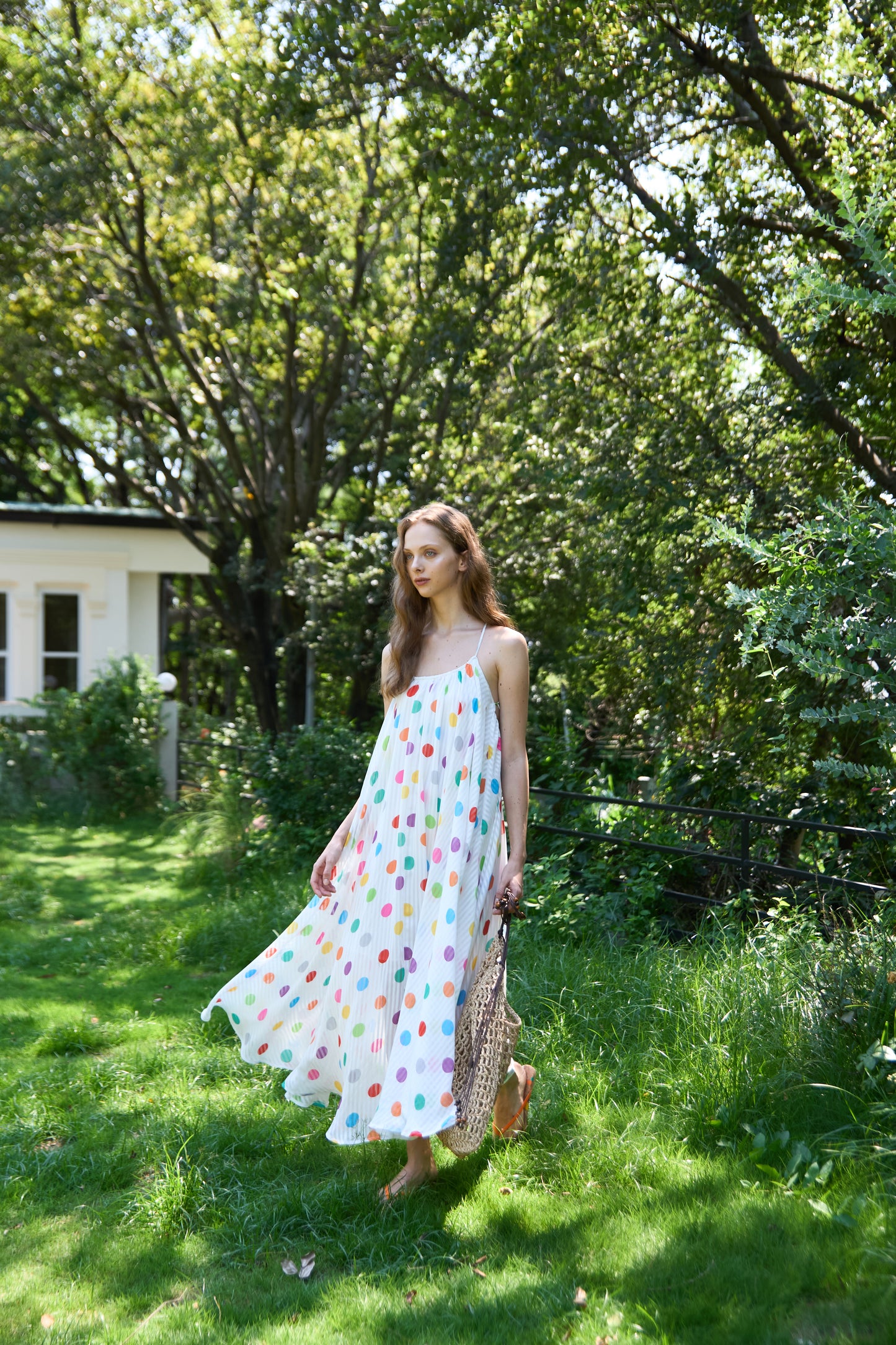 Multi-Color Polka Dot Dress