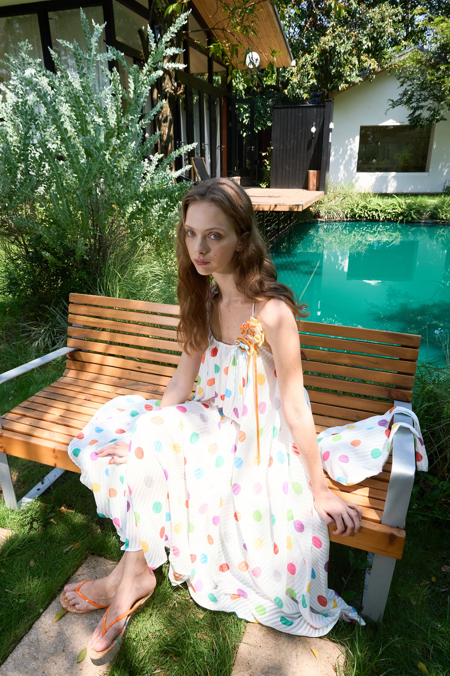Multi-Color Polka Dot Dress