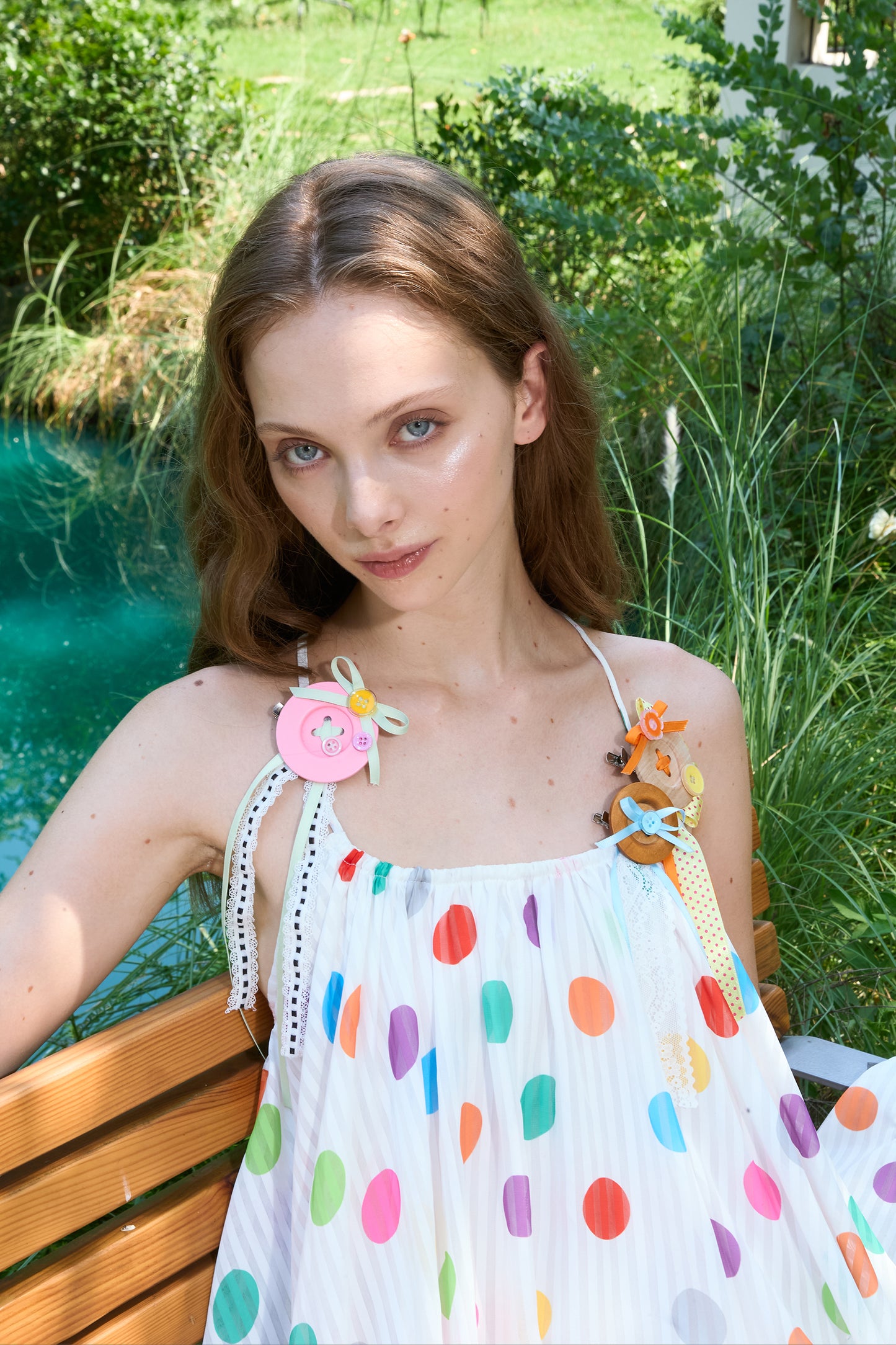 Multi-Color Polka Dot Dress