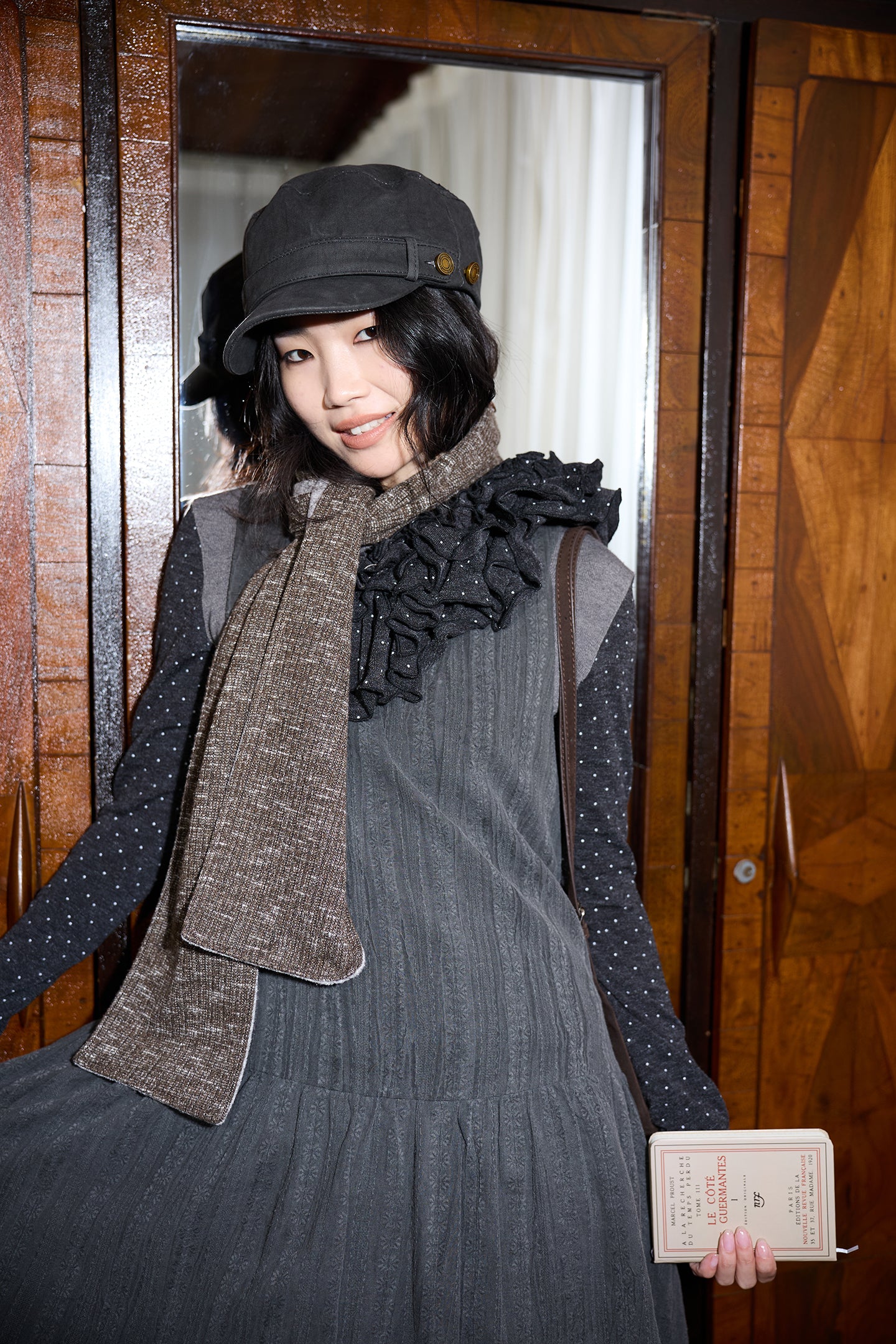 Double-Sided Button-Detachable Scarf Hood