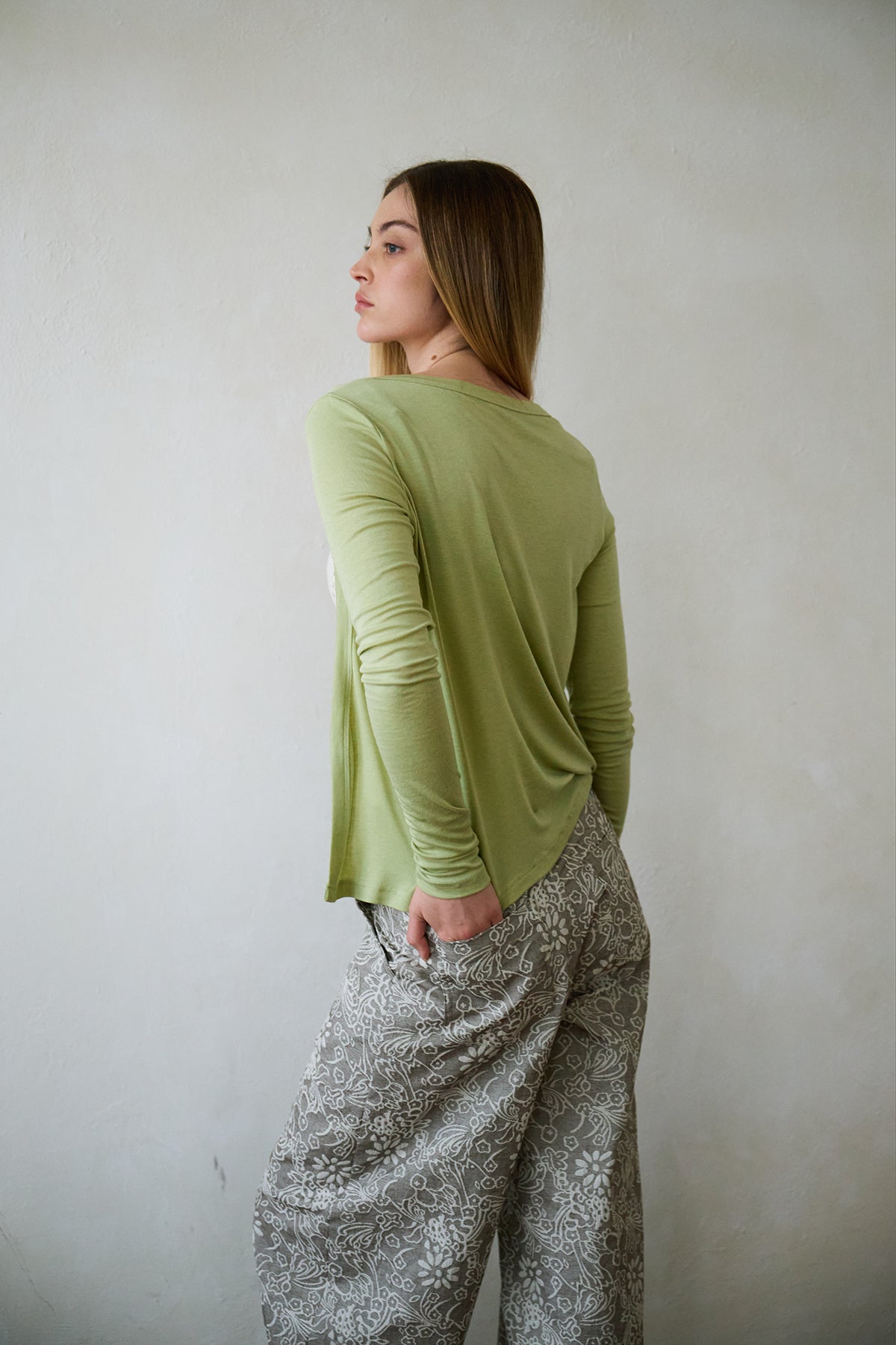 Light Green Knit Cardigan