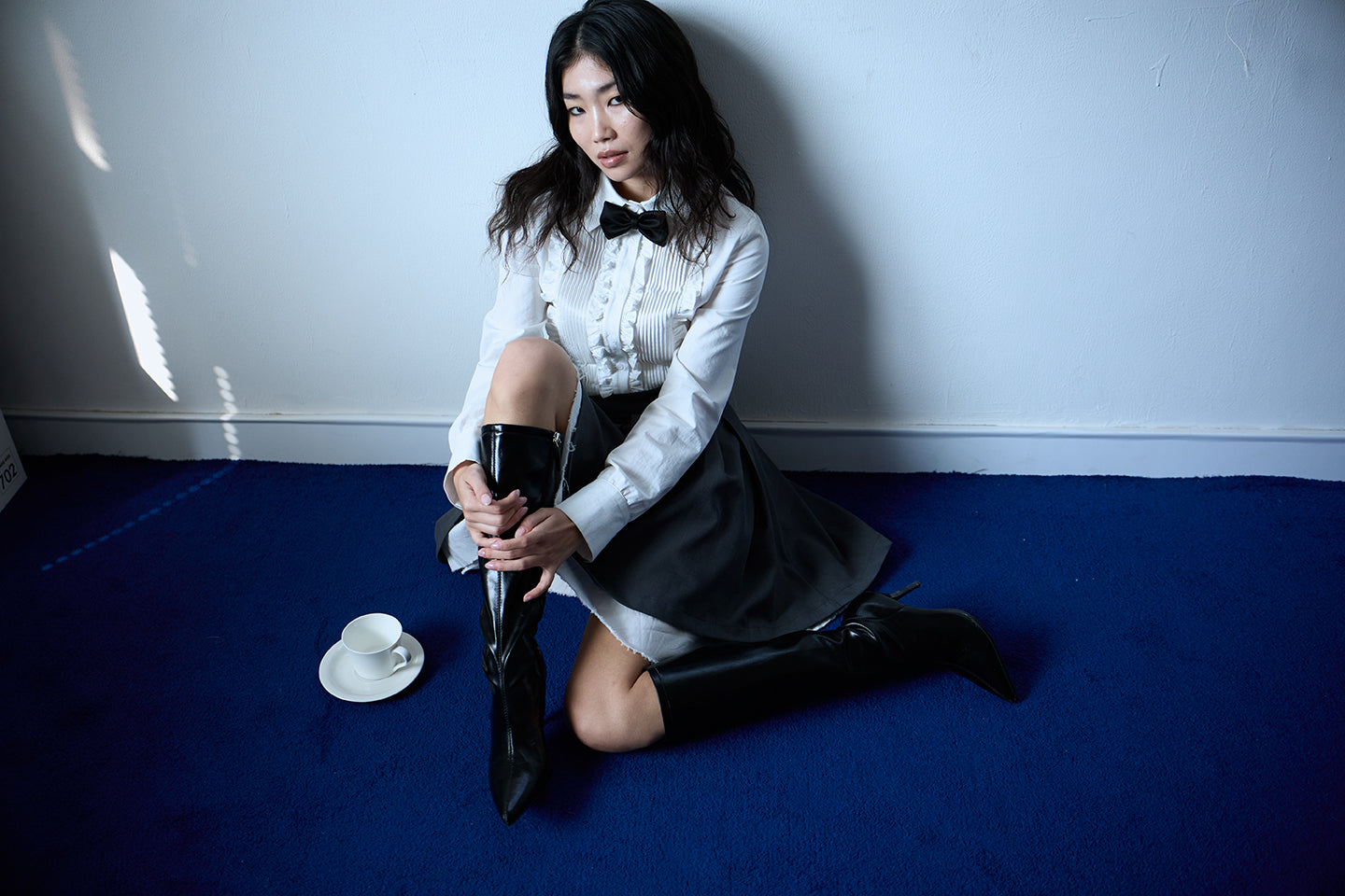 Pearl White Court Lace Shirt