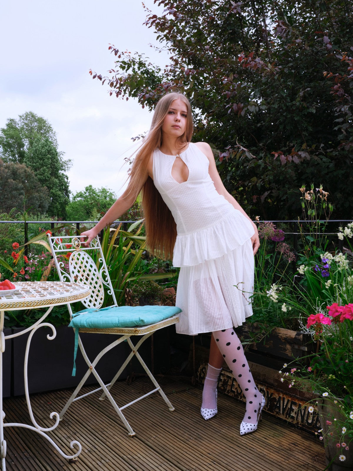 Multi-way Cut-out Detachable Hem Dress