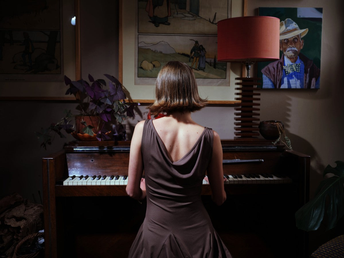 Asymmetric-hem Multi-way Dress