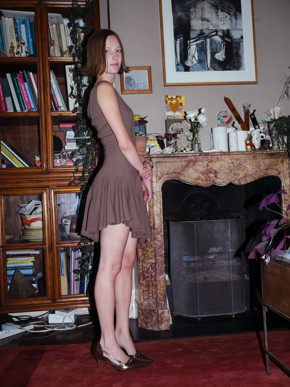 Asymmetric-hem Multi-way Dress