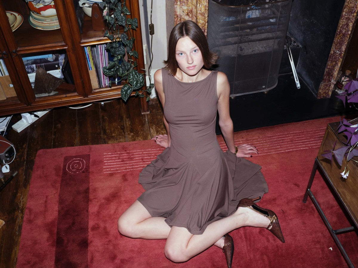 Asymmetric-hem Multi-way Dress