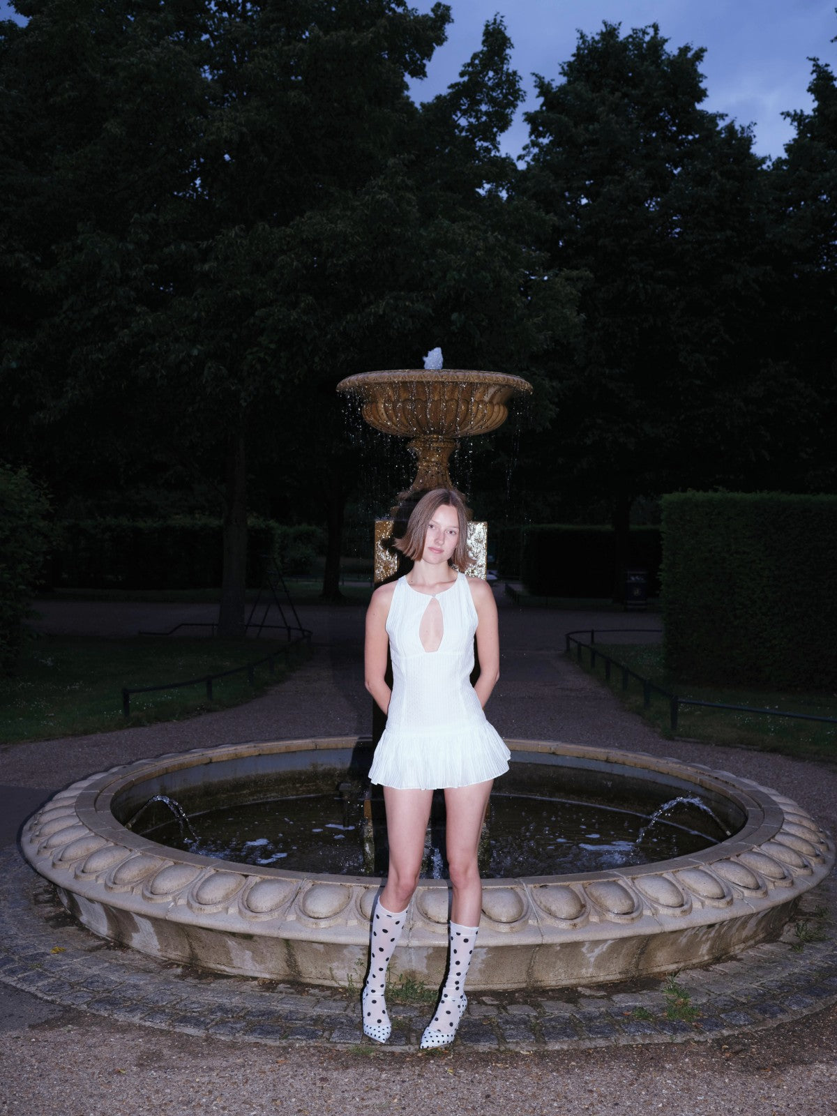 Multi-way Cut-out Detachable Hem Dress