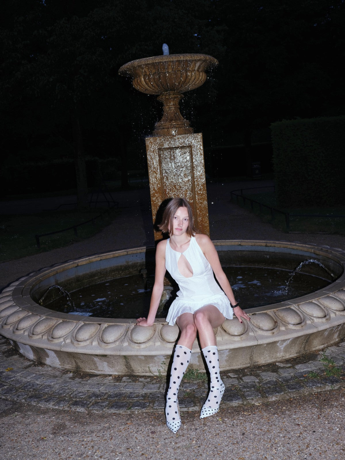 Multi-way Cut-out Detachable Hem Dress