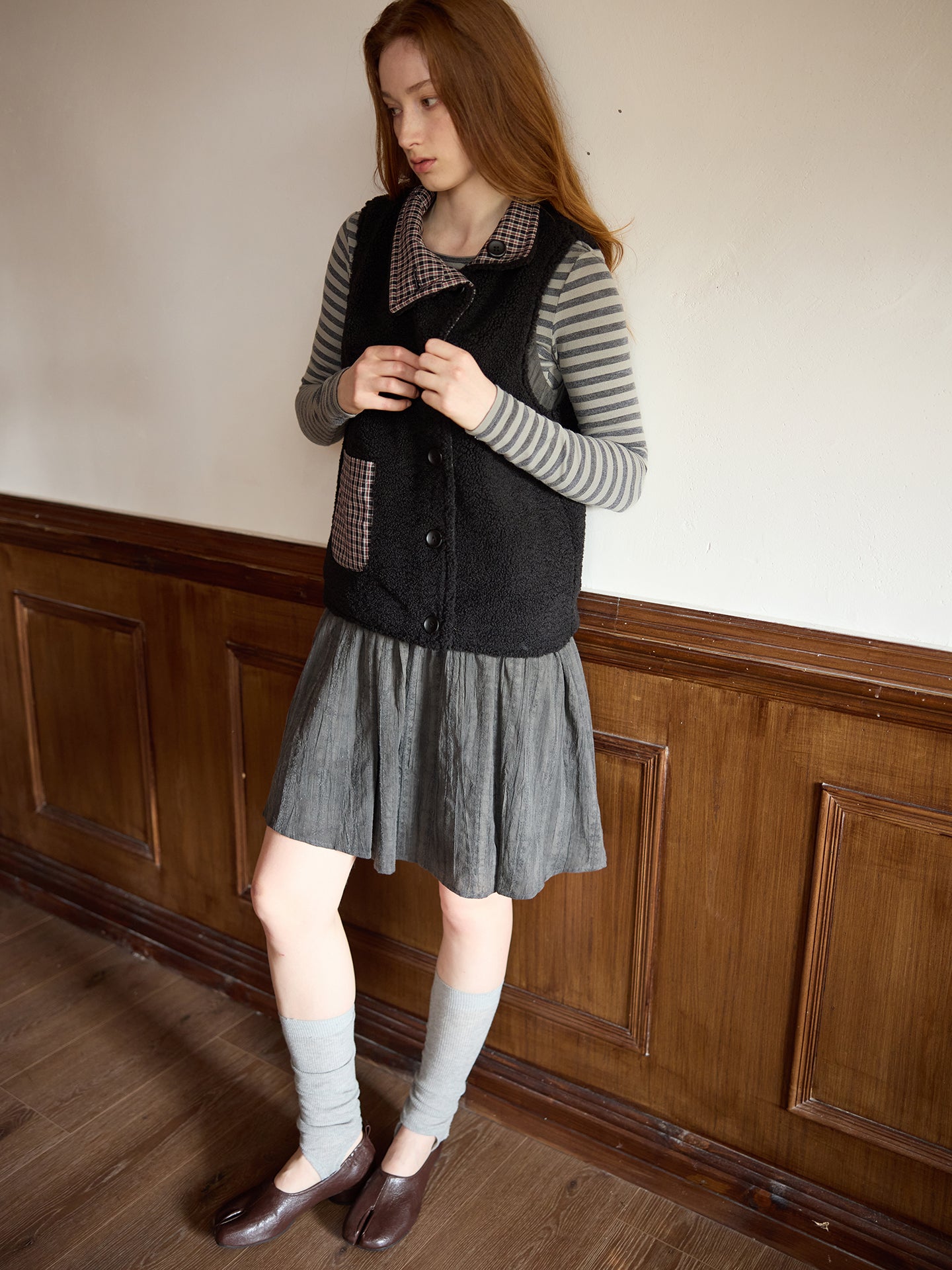 Black Textured Tank Dress