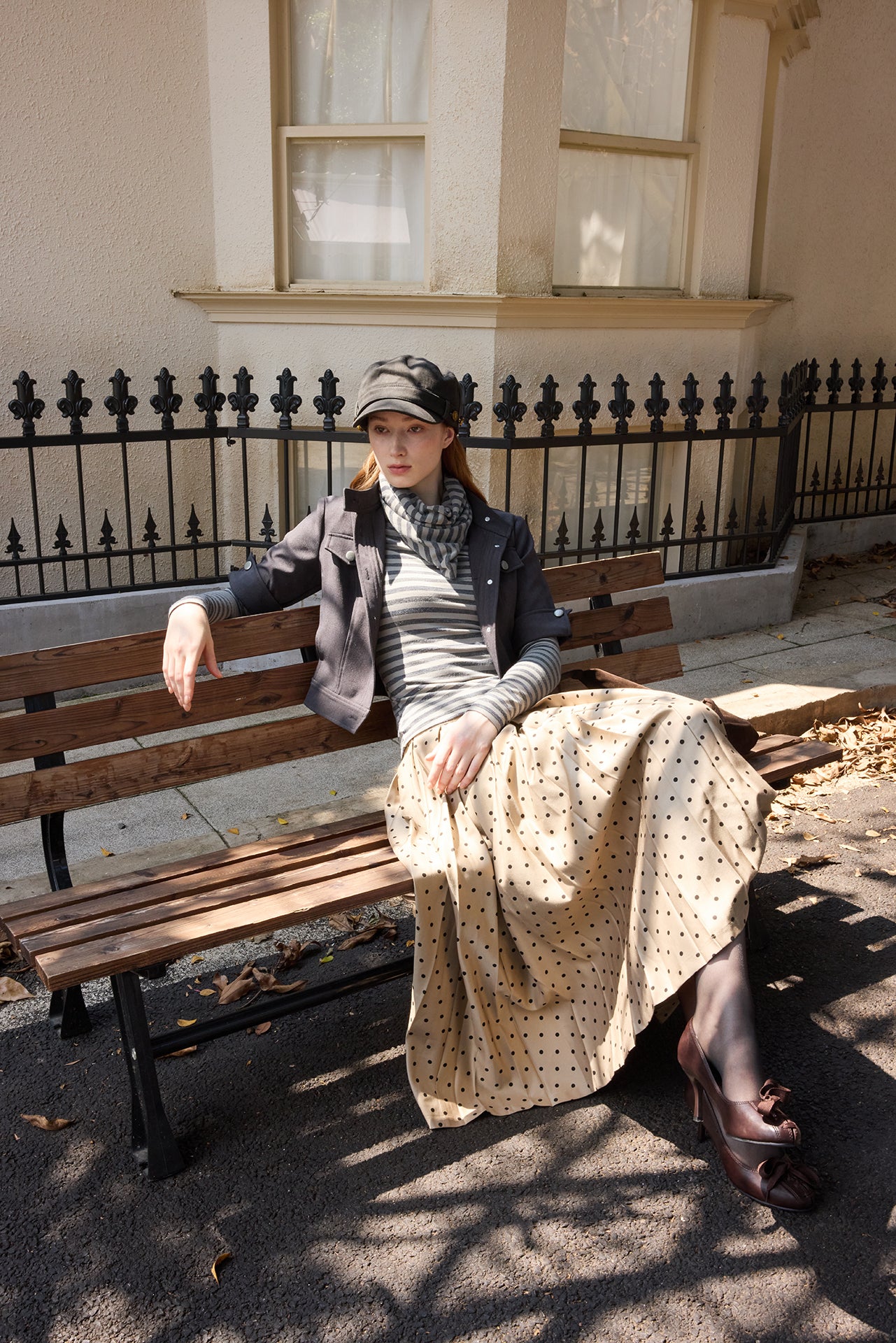 Short-Sleeve Cropped Black Jacket