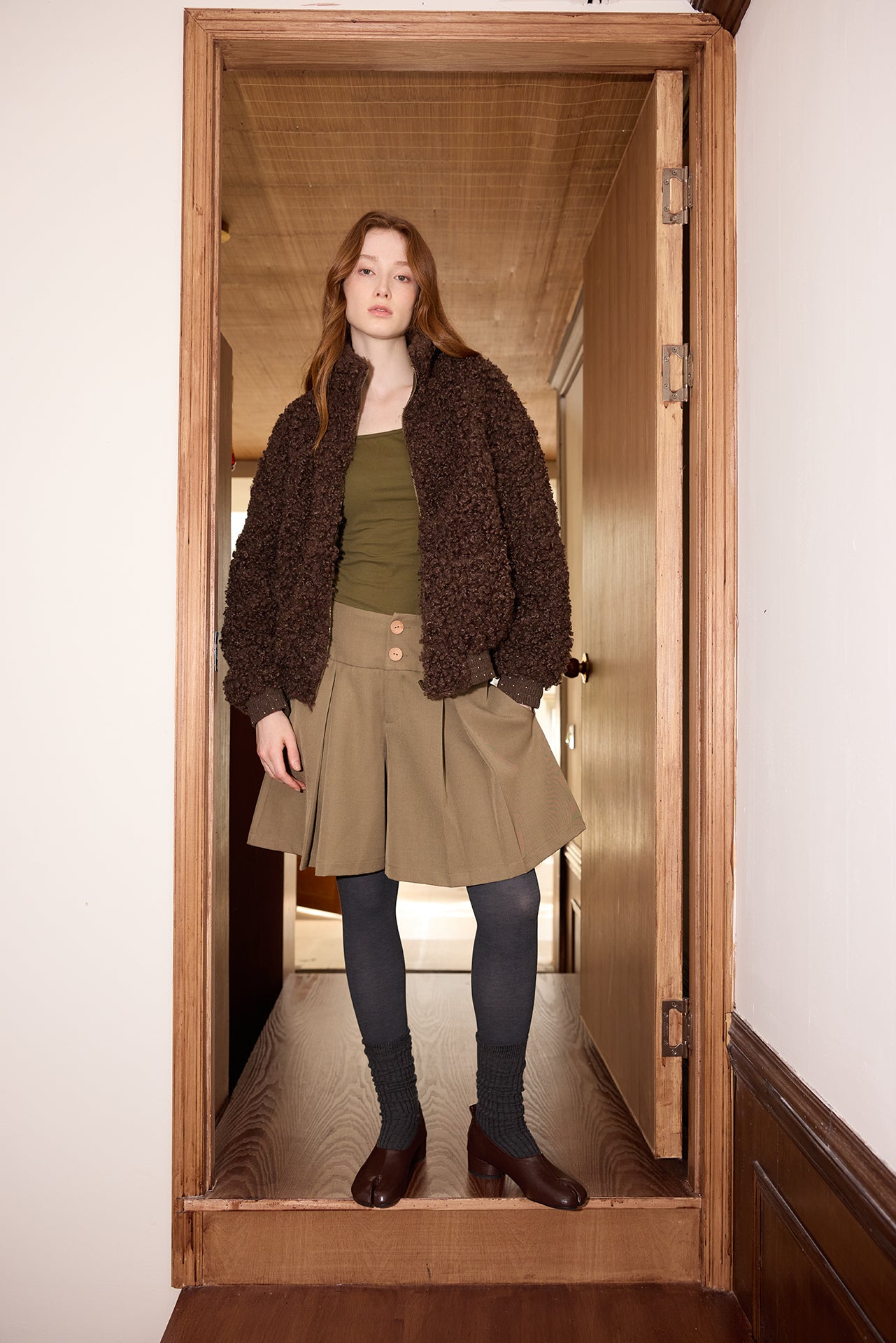 Reversible Polka Dot Plush Jacket