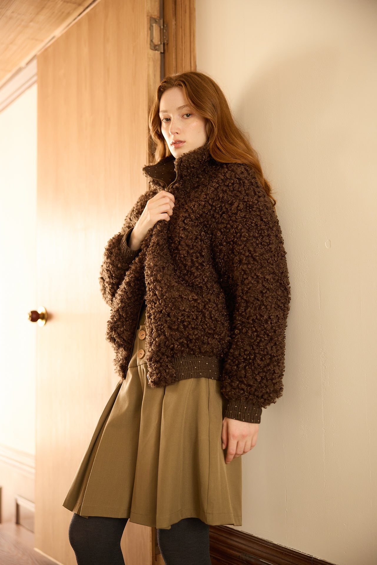 Pine Green Reversible Long-sleeve Top