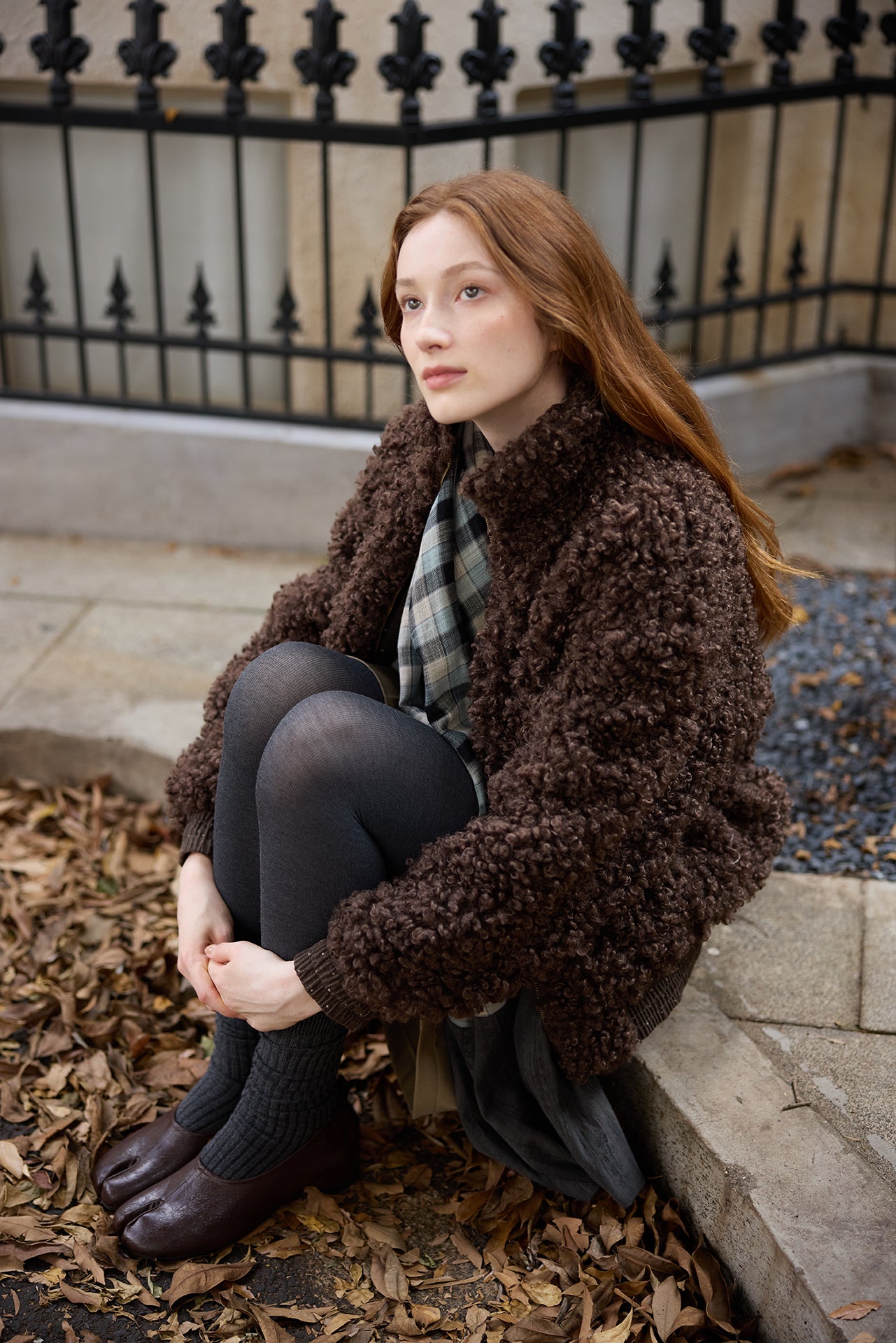 Reversible Polka Dot Plush Jacket