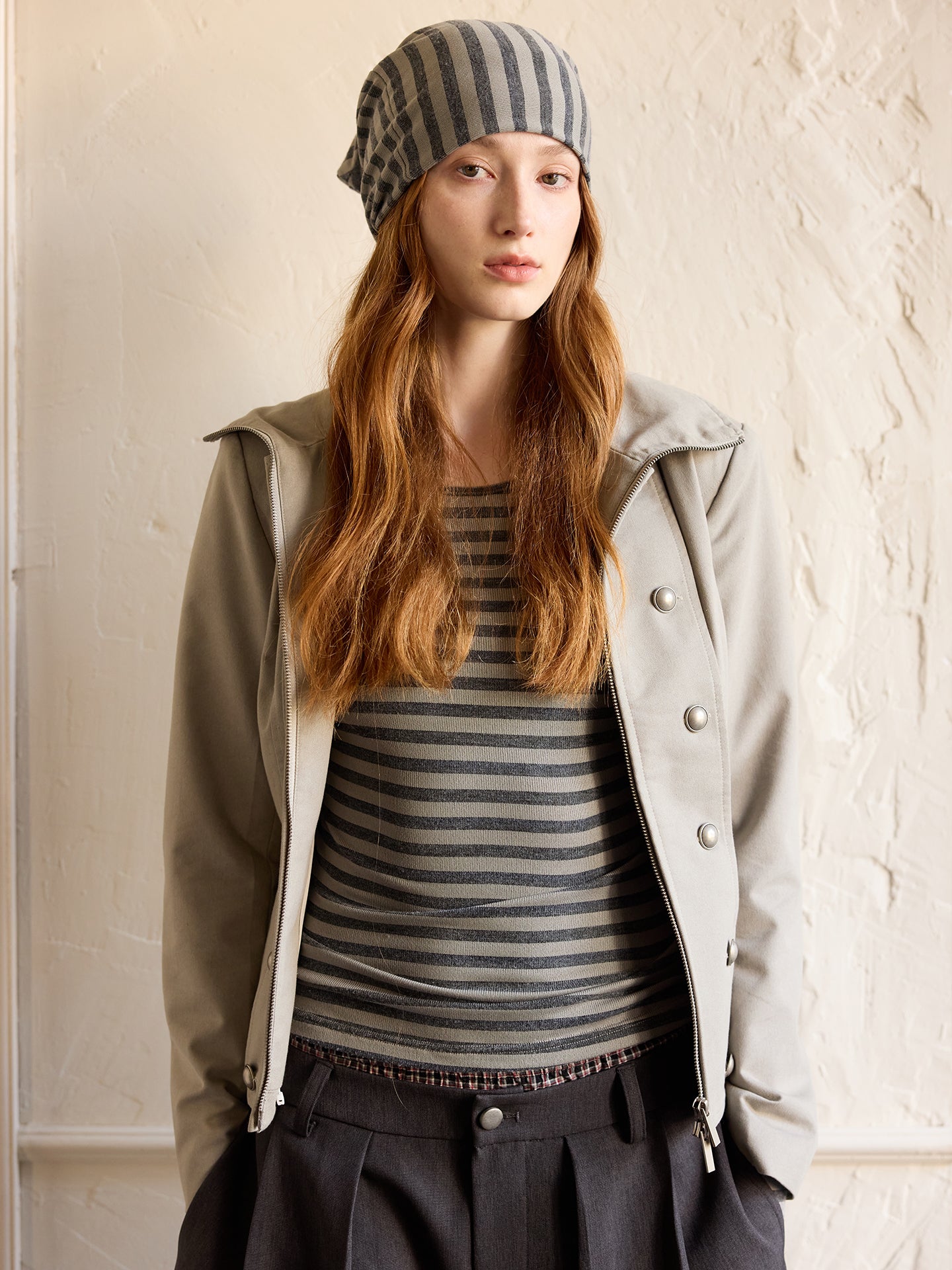 Sand Grey Unisex Jacket