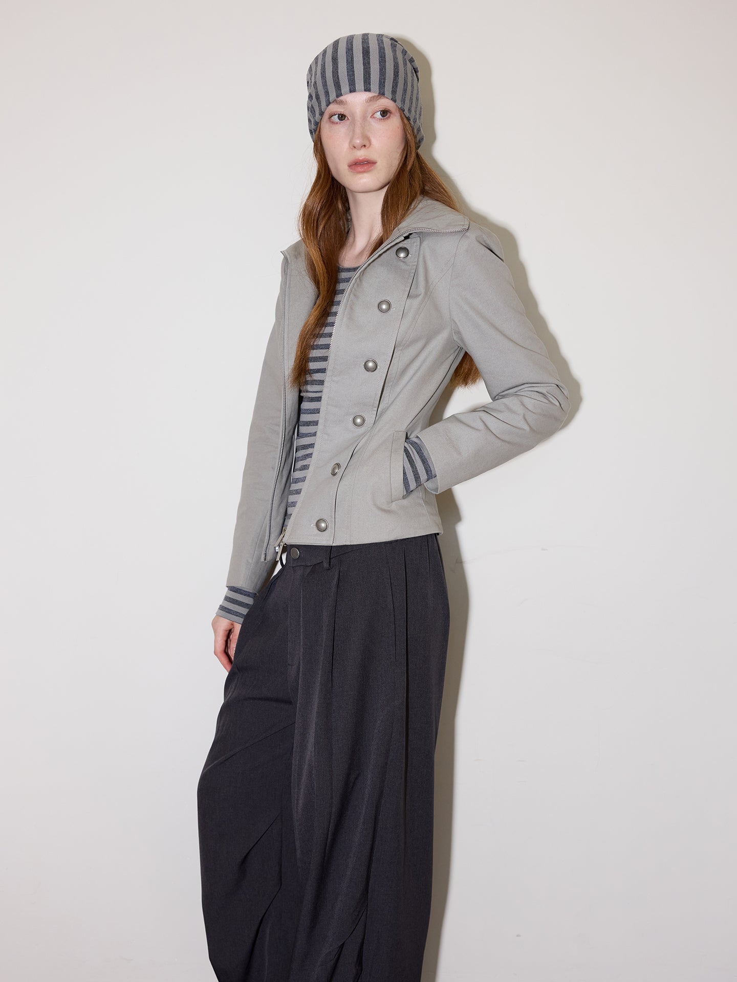 Sand Grey Unisex Jacket