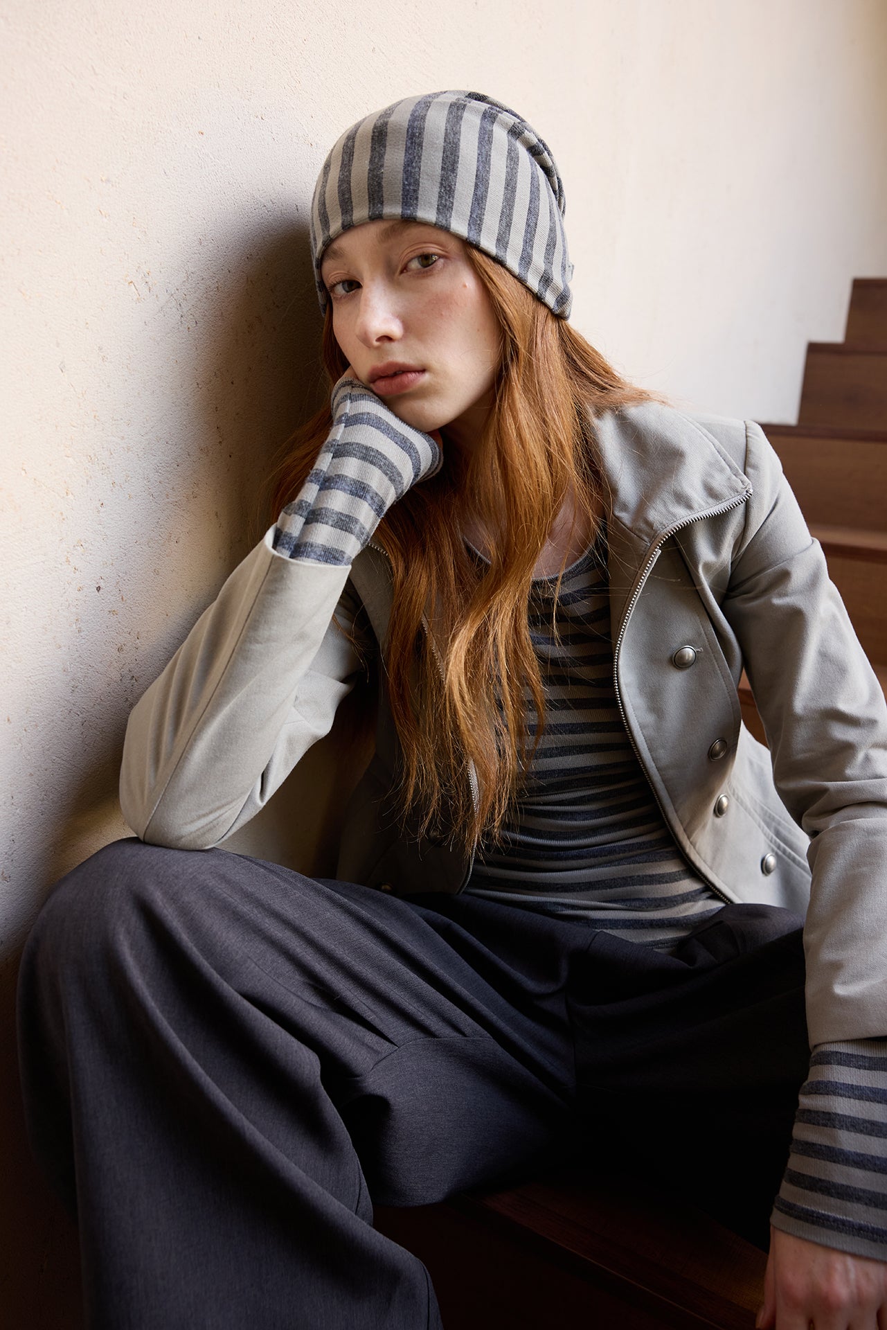 Sand Grey Unisex Jacket