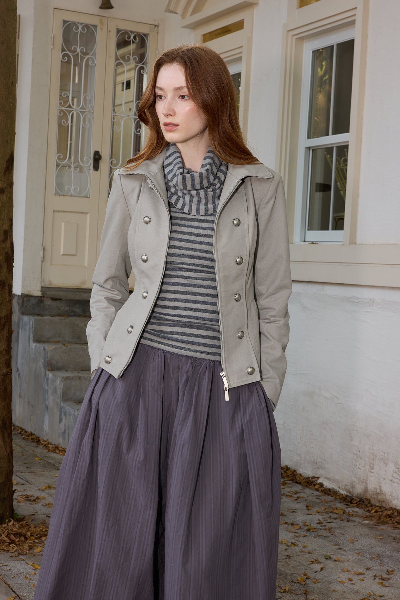 Sand Grey Unisex Jacket