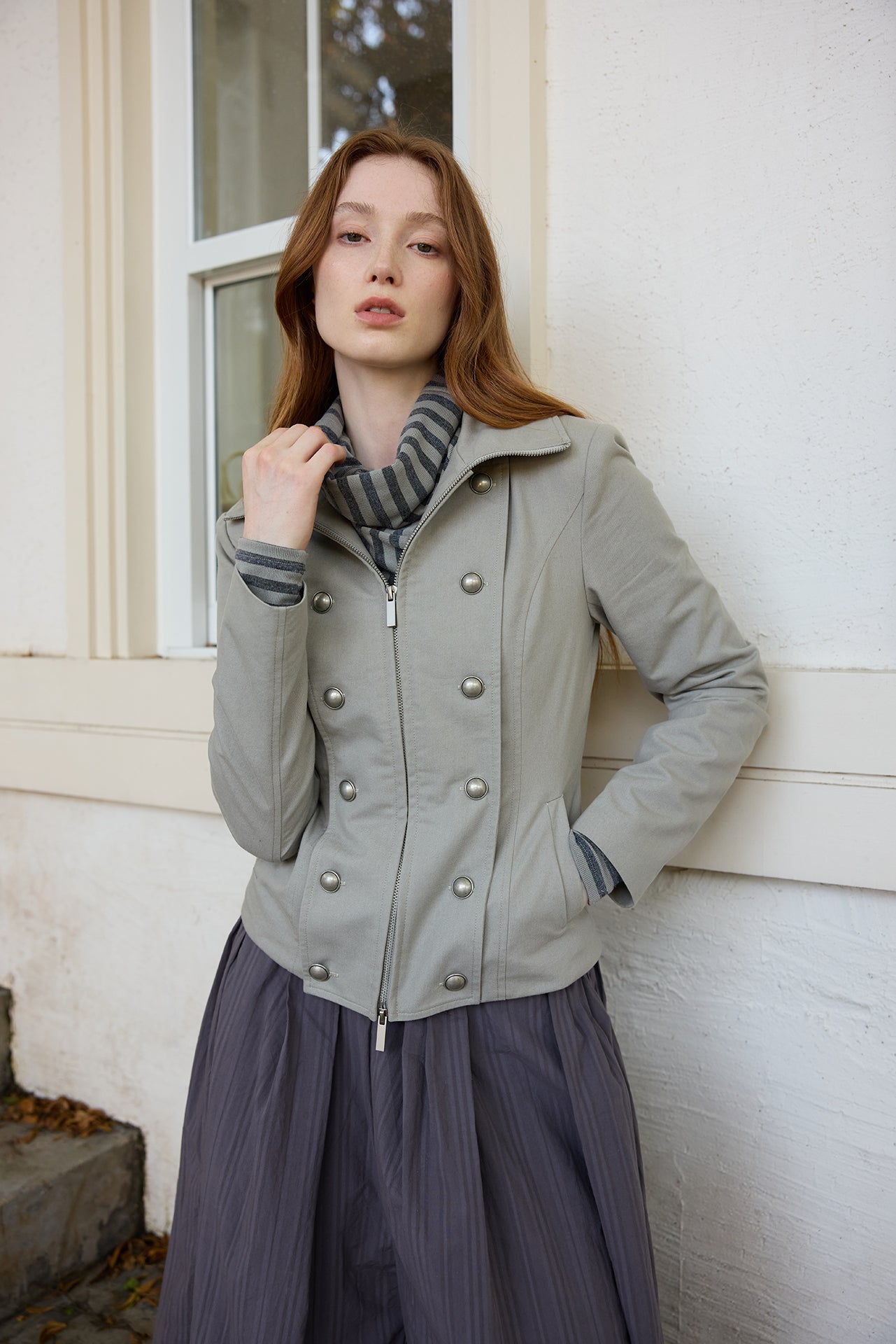 Sand Grey Unisex Jacket