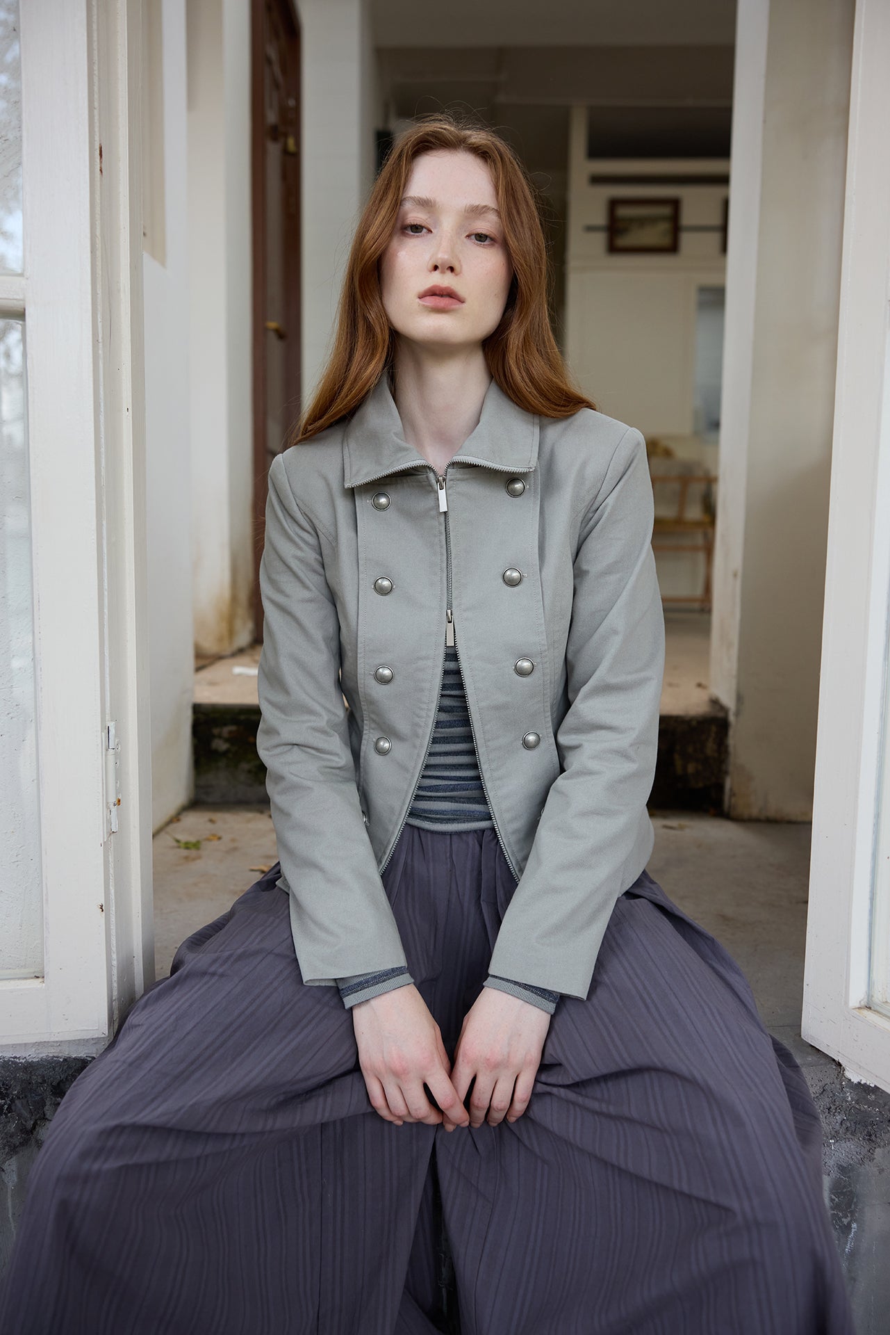 Sand Grey Unisex Jacket