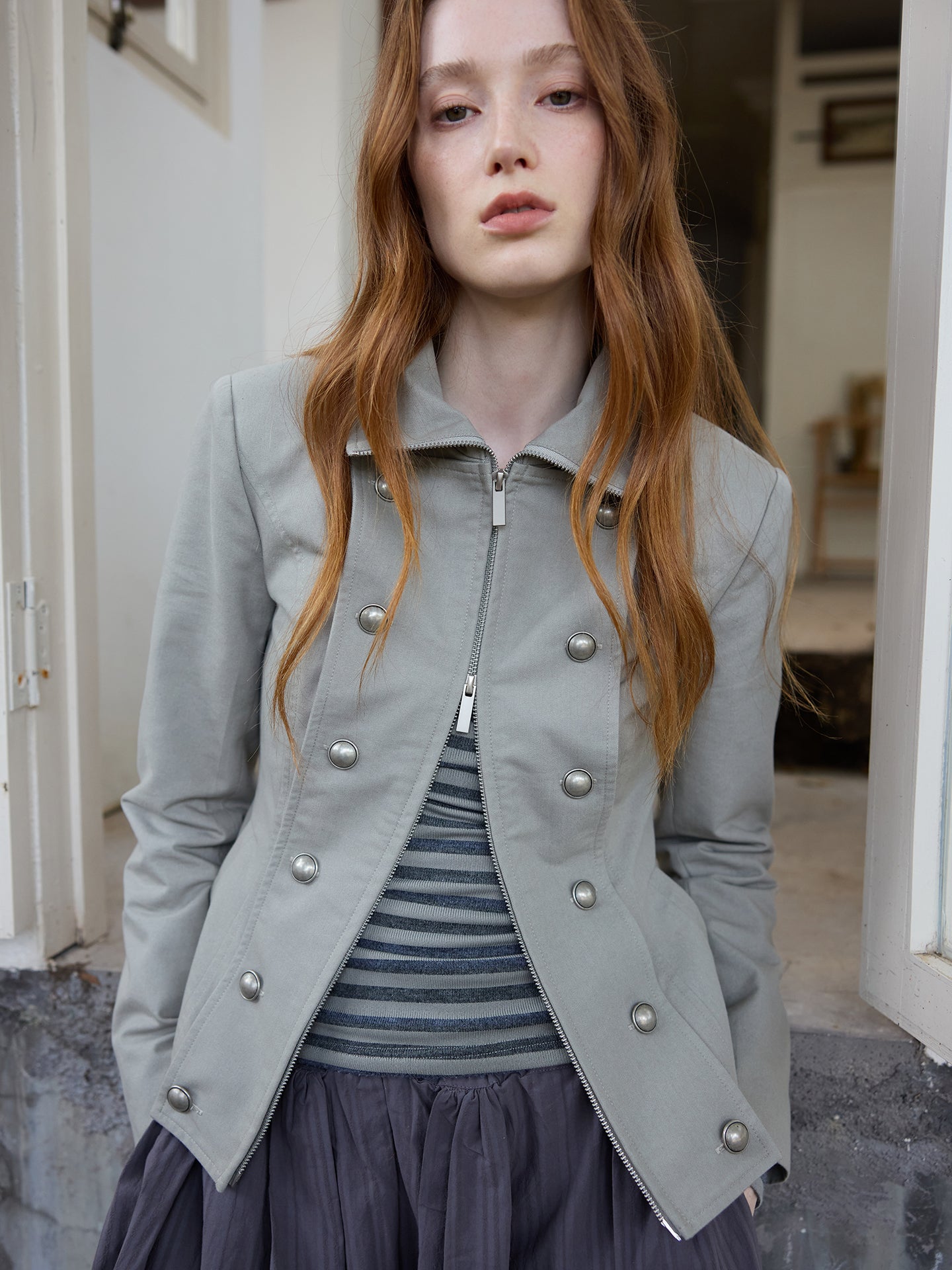 Sand Grey Unisex Jacket